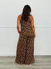 Animal Print Strappy Jumpsuit (Reg & Plus)
