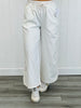 Mineral Washed White Denim Pants (Reg.)