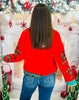 Red/Green Plaid Patchwork Sweatshirt (Reg & Plus)