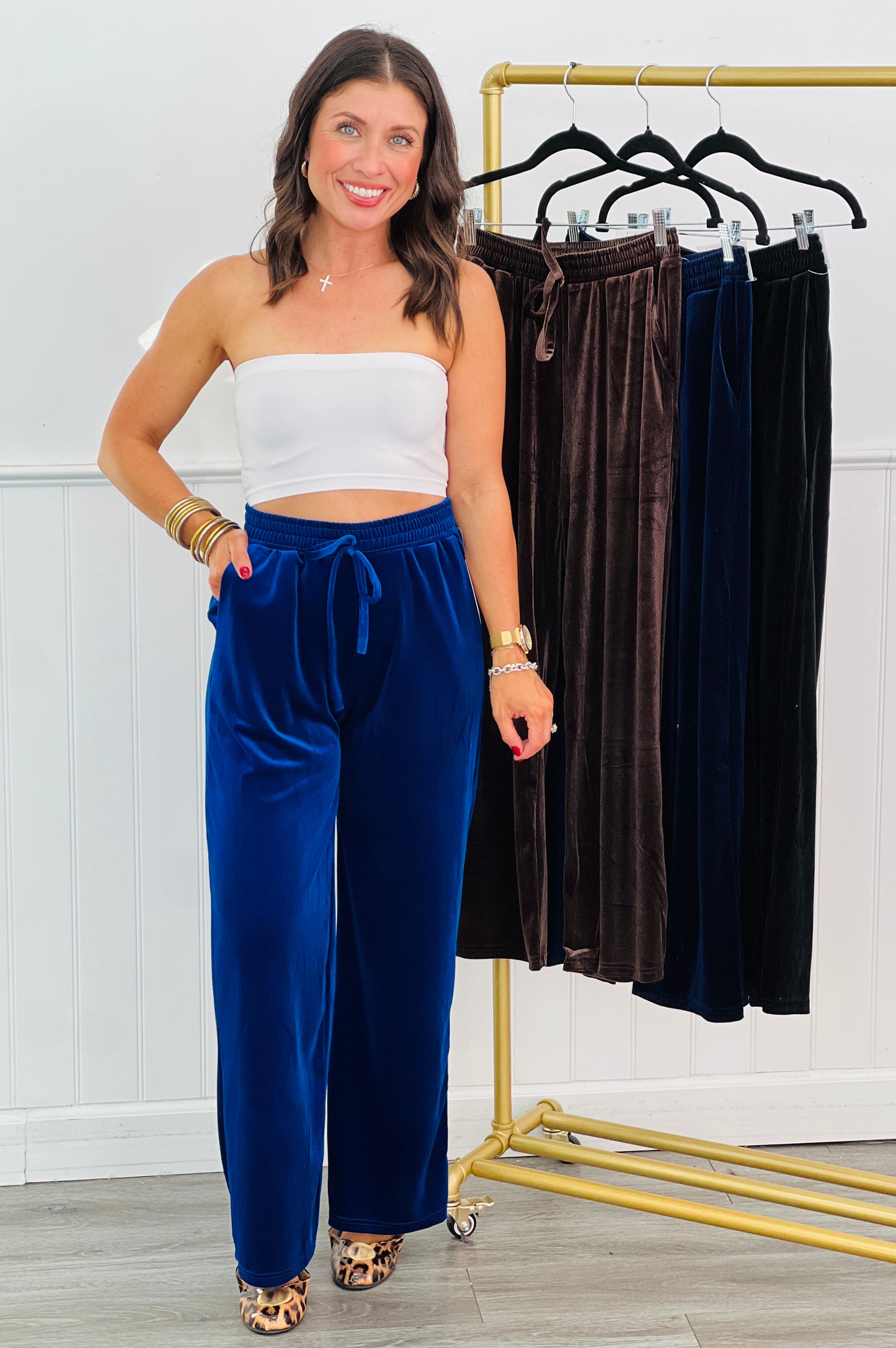 Velvet Pocket Pants (Reg. ) - 4 Colors