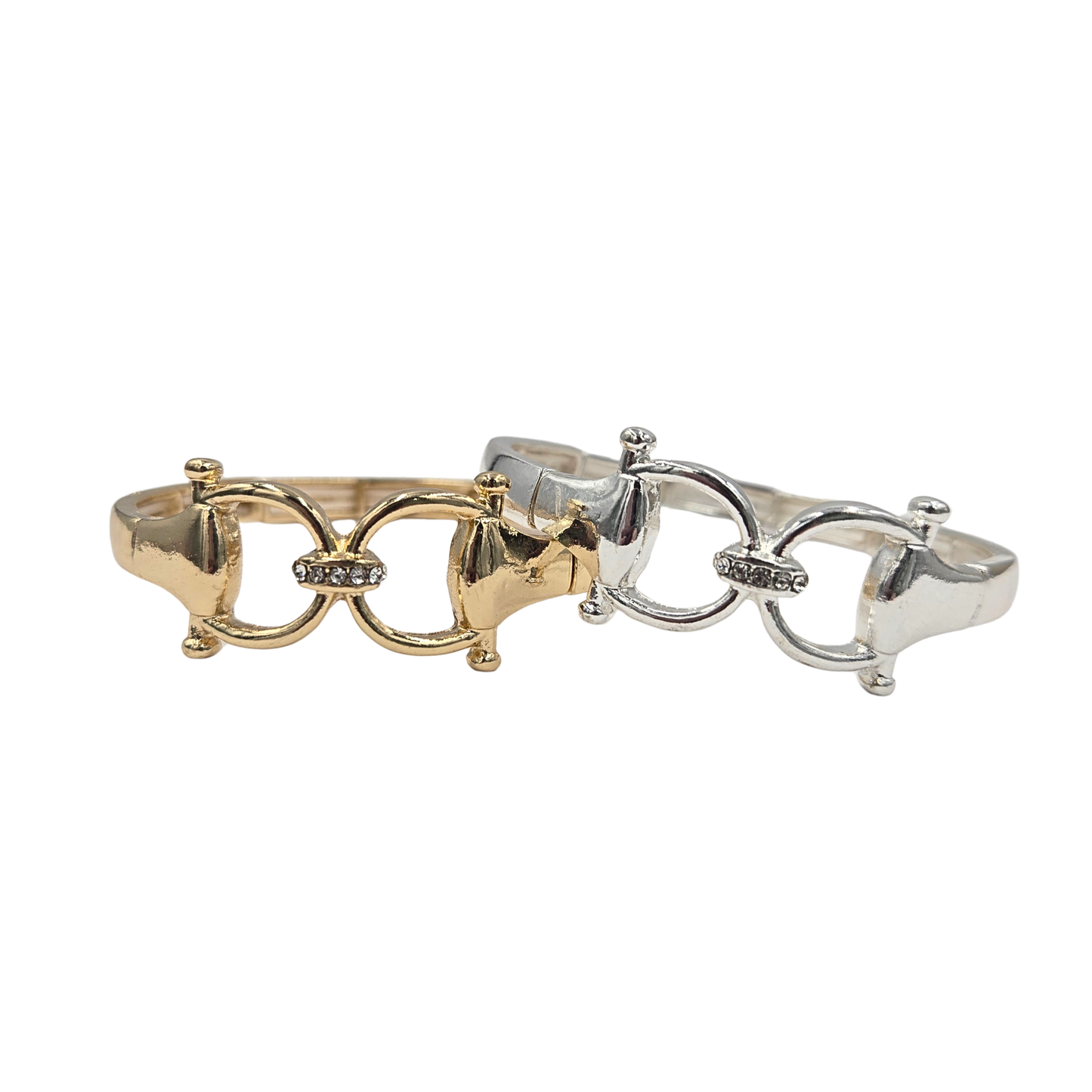 Snaffle Bit Stretch Bangle (2 colors)