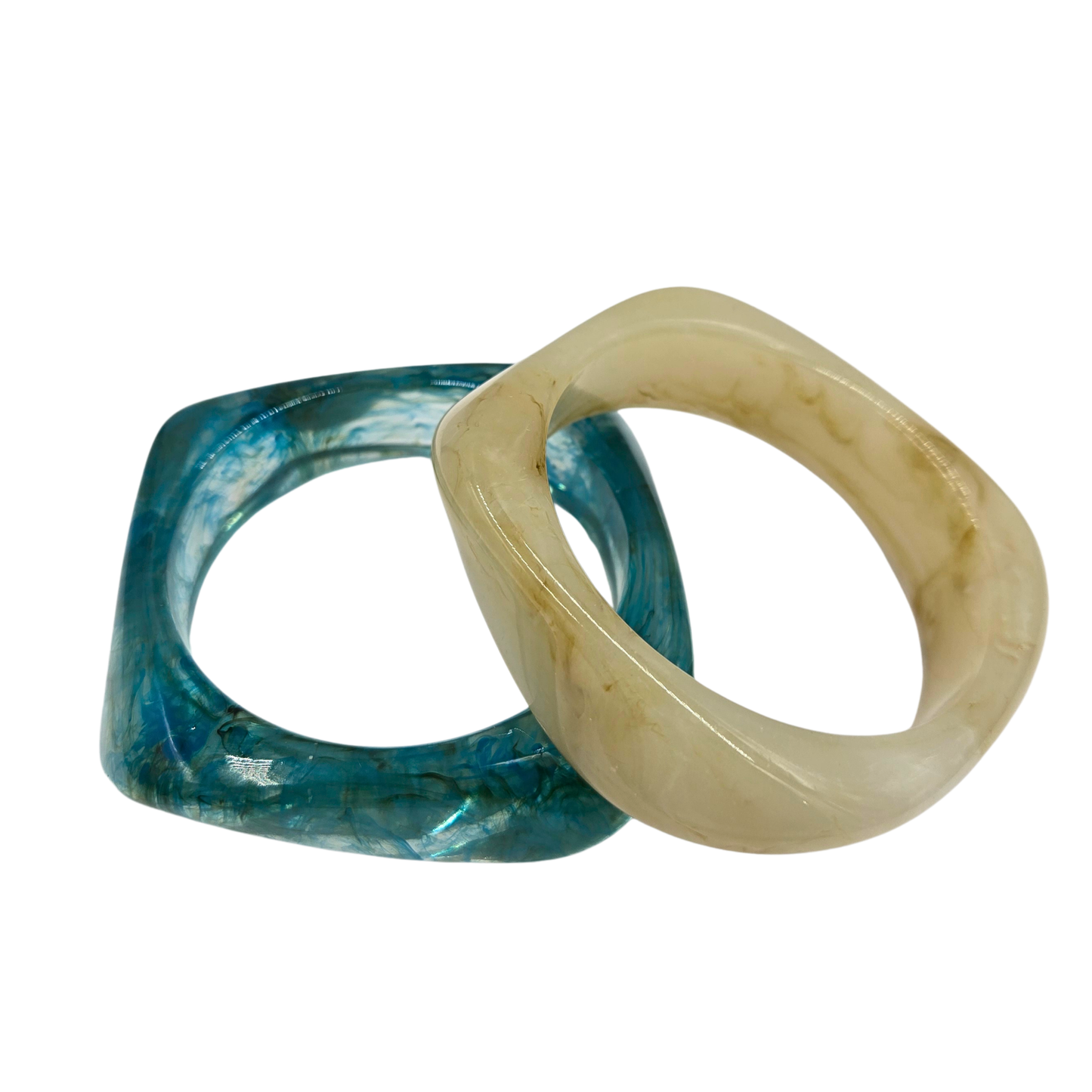 Wavy Acrylic Bangle (2 colors)