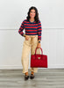 Multi Striped Long Sleeve Top (Reg.) - 2 Colors