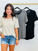 Sparkly Lurex Tunic Top (Reg. & Plus)- 3 Colors