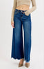 Risen Dark High Rise Ankle Wide Jeans (Reg. and Plus)
