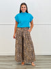 Latte Leopard Print Culottes (Reg. and Plus)