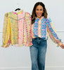 Eyelet Ruffled Neck Baroque Blouse (Reg.) - 2 Colors
