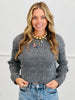 Textured Drop Shoulder Sweater Top (Reg.)-2 Colors
