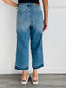 Judy Blue Completely Obsessed Tummy Control Wide Leg Crop Jeans (Reg. & Plus)