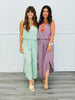 Rayon Gauze Button Down Top (Reg.)-2 Colors