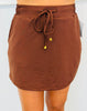 Solid Chocolate Everyday Skort (Reg & Plus)
