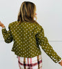 Polka Dot Jacket & Shorts Set (Reg and Plus)