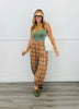 Latte Plaid Baggy Balloon Jogger Pants (Reg.)