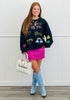 Navy Somebody Loves You Graphic Sweatshirt (Reg.)