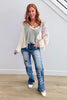 Floral Embroidered Denim Pants (Reg.)