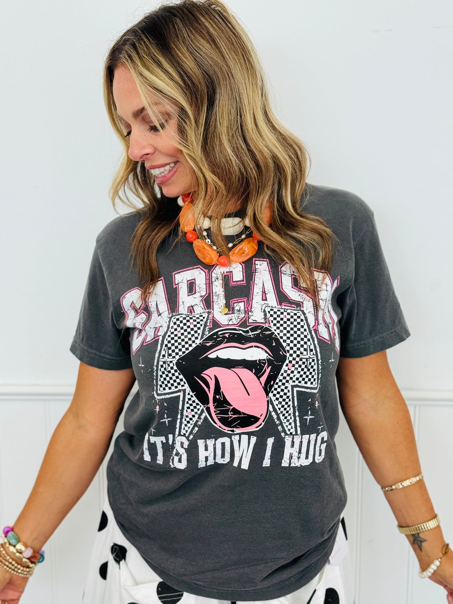 Sarcasm It's How I Hug Tee (Reg. and Plus)