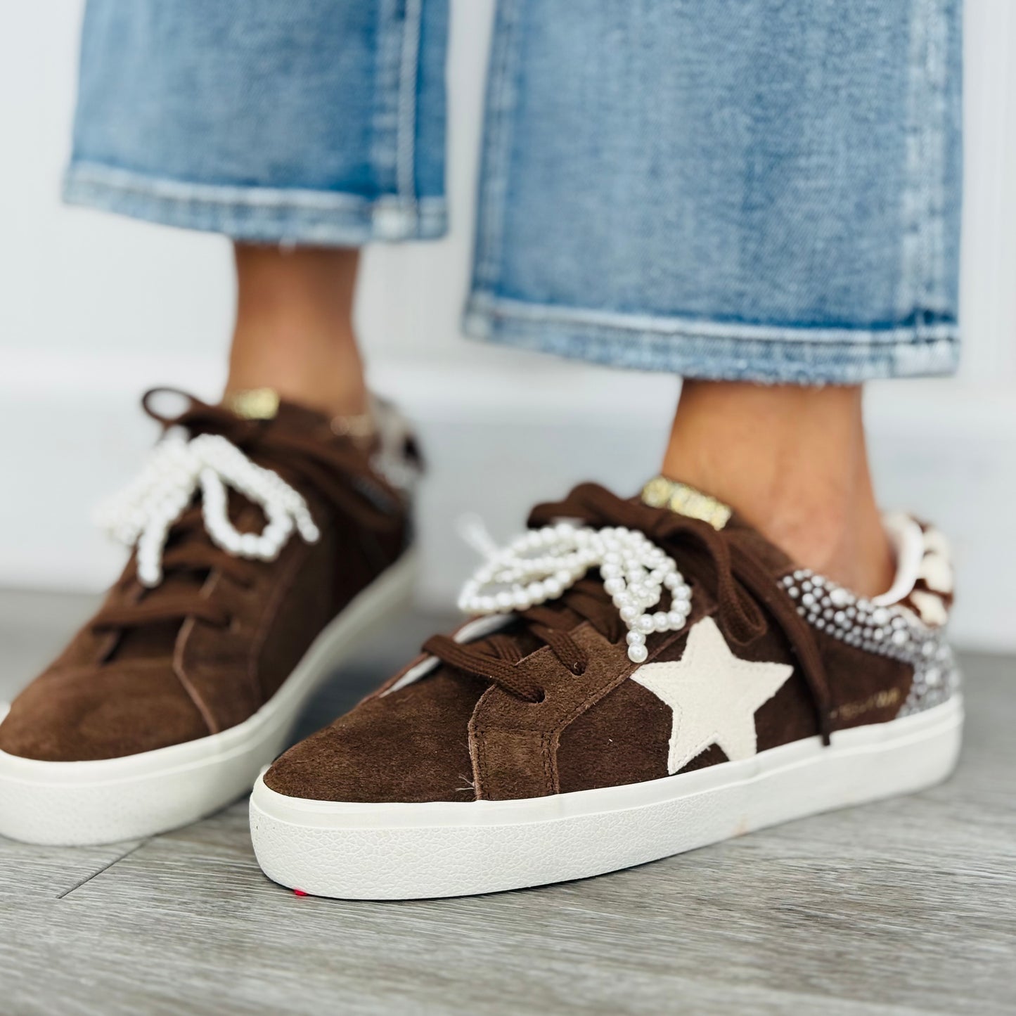 VH x WR Sweet and Suede Pearl Sneakers