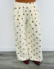 Cream/Brown Polka Dot Lounge Pants (Reg & Plus)
