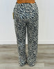 Zebra Sequin Wide Leg Pants (Reg)