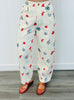 Ivory Denim Marine Life Print Pants (Reg & Plus)