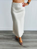 Figured It Out Satin Midi Skirt (Reg)-3 Colors