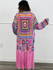 Pink Crochet Fringe Cardigan (Reg & Plus)