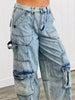 Oli & Hali Washed Denim 3-D Pockets Jeans (Reg.)