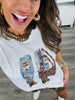 Talk To The Heels Studded Graphic Tee (Reg.)