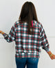 Plaid Poinsettia French Terry Pullover (Reg. and Plus)