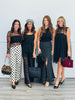 Polka Dot Side Slit Maxi Skirt (Reg.)