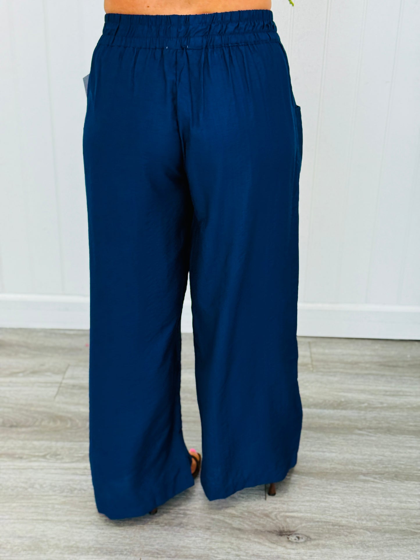 Wide Leg Pull On Pants (Reg & Plus) 4 Colors