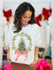 White Christmas Wreath Sweatshirt (Reg.)