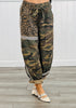 POL Olive Camo Mixed Prints Jogger Pants (Reg.)