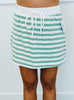 Striped Mini Skort (Reg. and Plus) - 5 Colors