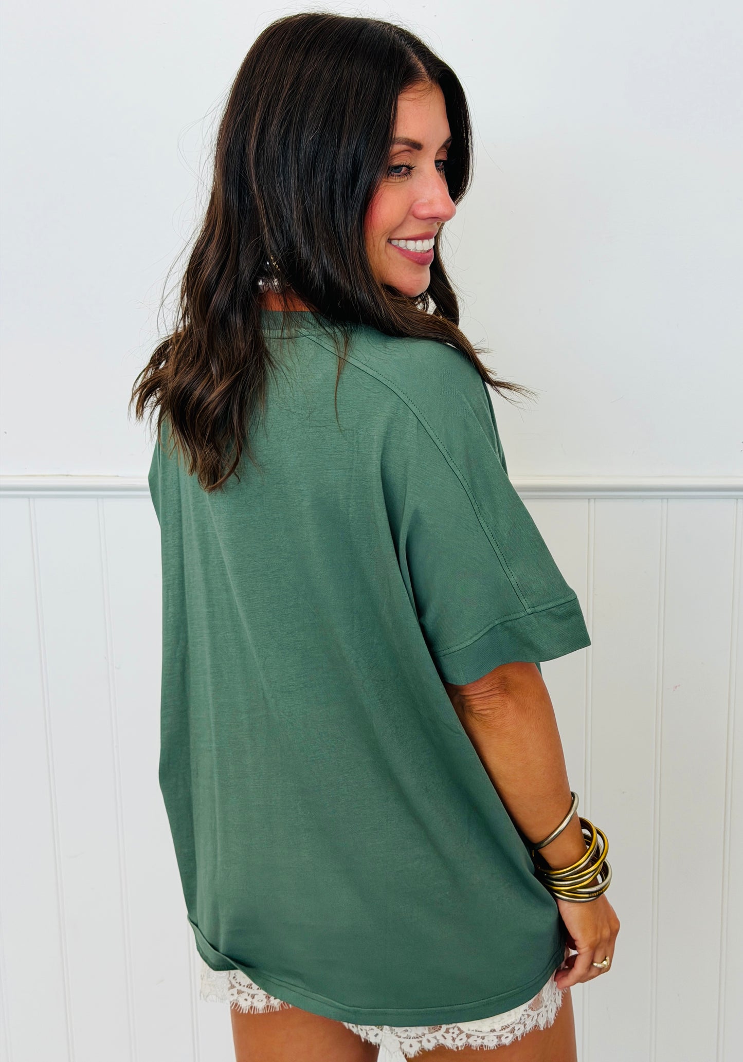 Sun Fade Pima Cotton Drape Tee (Reg.) - 5 Colors