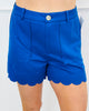 Royal Scalloped Accent Shorts (Reg.)
