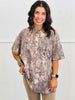 Dark Camo Oversized Tee (Reg. and Plus)
