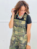 Washed Camo Overall Jumpsuit (Reg & Plus)