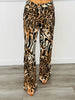 Mixed Animal Print Wide Leg Pants (Reg.)