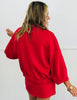 Red Zip Up Jacket & Mini Skort Set (Reg.)