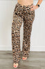 Leopard Hook & Eye Trousers (Reg.)