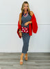 Tomato Red Cardigan (Reg.)