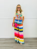 Multi Color Block Palazzo Pants (One Size)