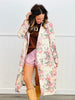 Cream Floral Duster Jacket (Reg & Plus)