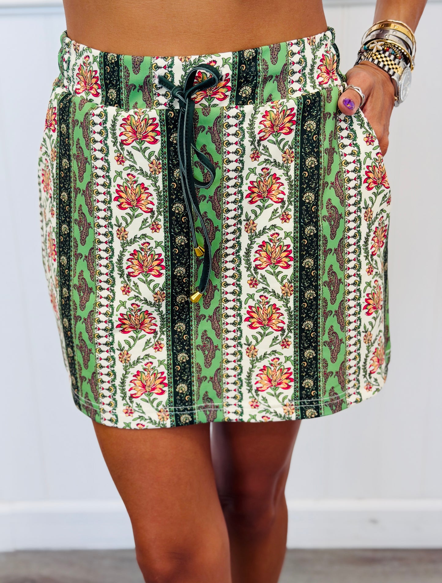 Paisley Manor Skort (Reg. and Plus)