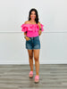 Pink Double Ruffle Bodysuit (Reg & Plus)