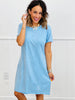 Mineral Washed Midi Dress (Reg. & Plus)- 2 Colors