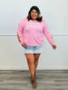 Pink Feeling Festive Sweatshirt (Reg. and Plus)