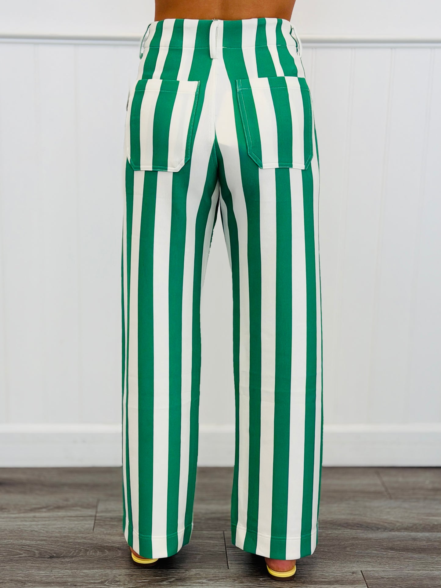 Bold Stripe Ankle Pants (Reg.)-4 Colors