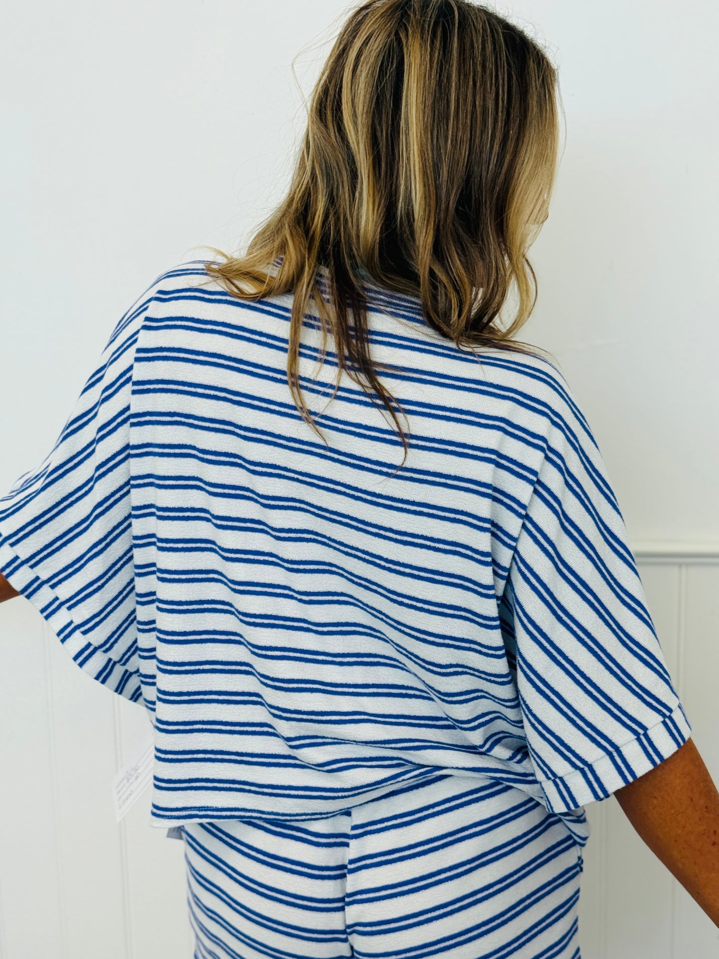 Striped Terry Cloth Top (Reg.) - 2 Colors